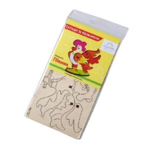 UGears Build and Paint Model Cockerel, complete with a BONUS PAINT KIT!